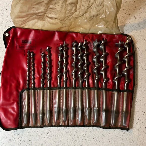 IRWIN Auger Bit Co.13 Piece Drill Set Sizes 1/4 - 15/15 - Picture 1 of 6